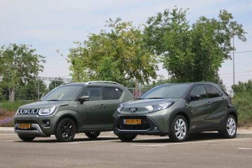 מבחן השוואתי: טויוטה אייגו X מול סוזוקי איגניס